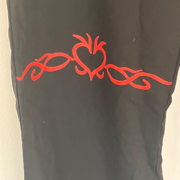 Black and red jogger style pants - Picture 4 of 7